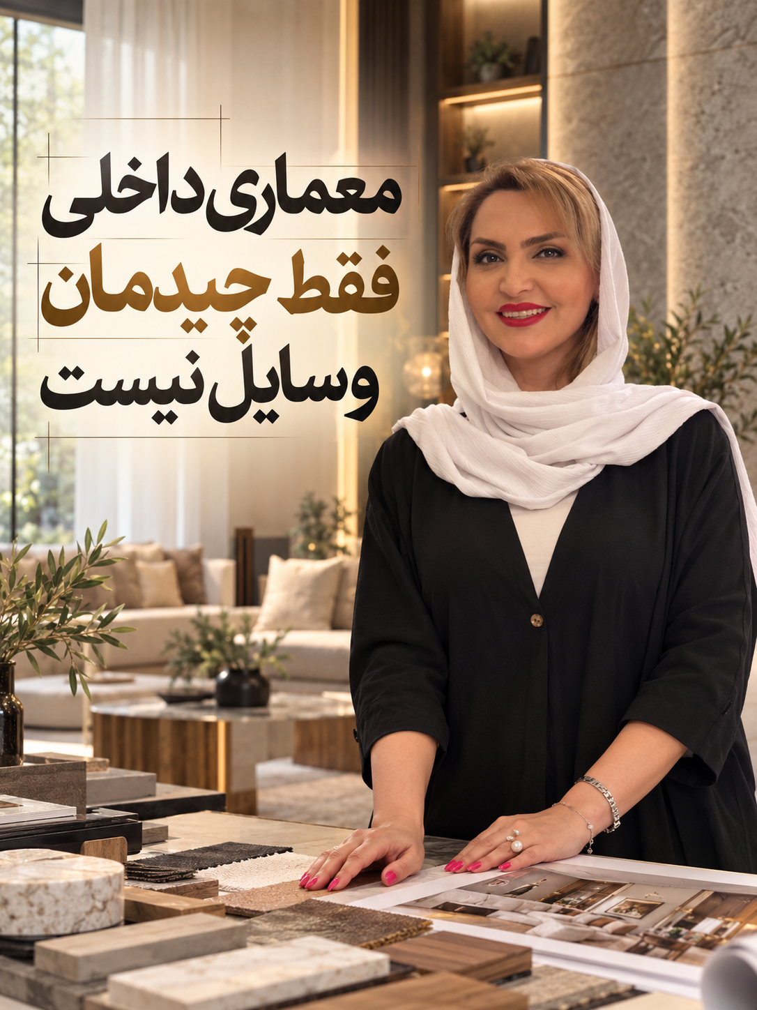 معماری داخلی فقط چیدمان وسایل نیست