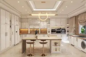 طراحی داخلی آشپزخانه پروژه سلمان شهر آقای شوقی